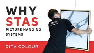 Hang Art Elegantly with STAS Picture Hanging Systems - A Picture Rail For Everybody!