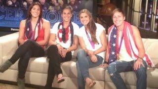 USWNT - Alex Morgan "I've Never Wanted to Cry on the Field" - London 2012 Gold Medal Match Interview