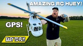 Drone? NO! RC Helicopter! | Flywing UH-1 Huey Maiden