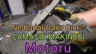 Çamaşır Makinesi Motorundan Kaç Kilo Bakır Elde Ettik? | Hurdam Ne Kadar Tutar?