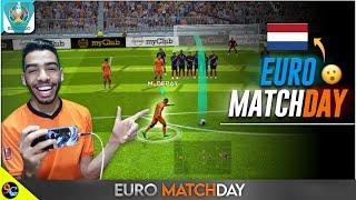 Dominating the EURO MATCHDAY using NETHERLANDS  PES MOBILE