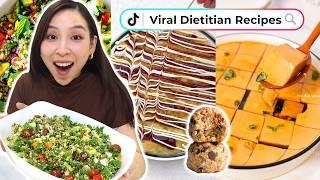 Trying Dietitian Approved Recipes *healthy but chaotic*