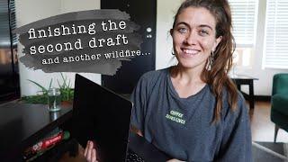 Another Wildfire and Finishing the Second Draft | Writing Vlog | Natalia Leigh