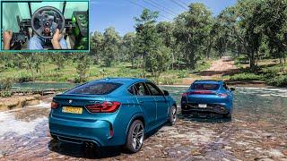 BMW X6 & Aston Martin DBX | Forza Horizon 5 Realistic Driving Logitech G29 Gameplay