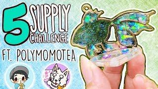 5 Supply Challenge | Iridescent Koi Fish | Collab ft. PolymomoTea