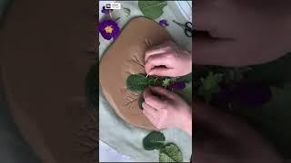 The process of making botanical castings  #artvlog #kleverart #botanicalart