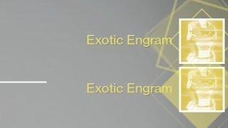 Destiny Decoding 2 Exotic Engrams