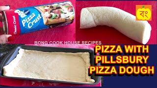 How to use Pillsbury Pizza Dough to make pizza at home | Step-by-step explanation