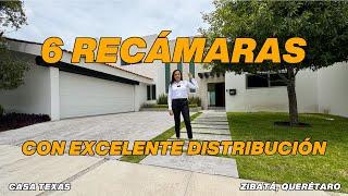 ¡Con 6 RECÁMARAS y excelente distribución de espacios! Casa TEXAS | Zibata, Querétaro