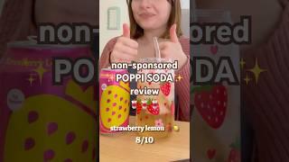 honest poppi soda review! #poppi #soda #honestreview #review  #ranking