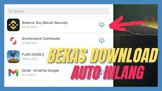 CARA MENGHILANGKAN BEKAS DOWNLOAD DI APP STORE