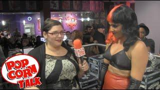 Ashleeta (Burlesque Dancer) @ Hustler's 7 Deadly Sins Event | Popcorn Talk Network