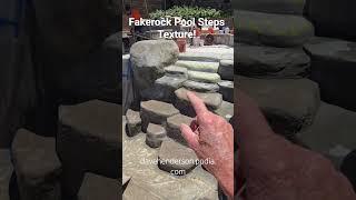Fakerock Pool Steps Texture! #fauxrock #fakerock davehenderson.podia.com