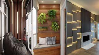 +100 Wall Decorating Ideas For Home Interior Design 2025 | Wooden Wall Design Ideas