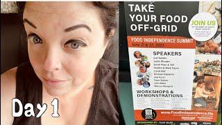 Day 1 Vlog/ Food Independence Summit/ Superb Canning Lids @RebelCanners