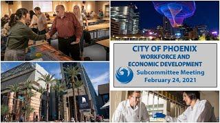 City of Phoenix Workforce and Economic Development Subcommittee Meeting February 24, 2021