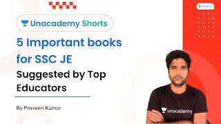 5 Important books for SSC JE | Suggested by Top Educators | Praveen Kumar