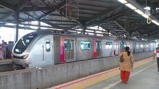 Mumbai Metro Train Ride -  Versova to Ghatkopar Metro Journey Video