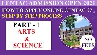 HOW TO APPLY CENTAC ONLINE ARTS & SCIENCE 2021-2022 | STEP BY STEP PROCESS TAMIL