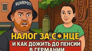 ПЕНСИЯ В 70 ЛЕТ,НАЛОГ НА СОЛНЦЕ,ЭТО ЖДЕТ НАС В ГЕРМАНИИ С РАБОТЫ НА ПОГОСТ,СОСЕД МЕЧТАЛ О ПЕНСИИ НО