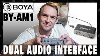 Budget 2 CHANNEL USB AUDIO interface/mixer - BOYA BY-AM1 Review