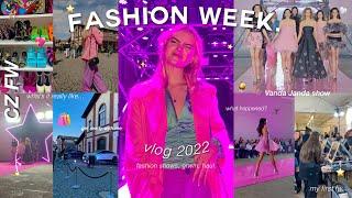 FASHION WEEK VLOG 2022, MY FIRST! ⭐️| productive day in my life, school morning routine, try on haul