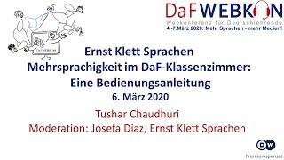 Ernst Klett Sprachen: T.Chaudhuri : Mehrsprachigkeit in DaF-Klassenzimmer: Eine Bedienungsanleitung