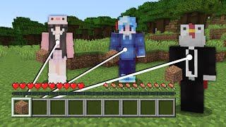 Minecraft'ta Aynı Envanter Modu ile TROLLEDİM!