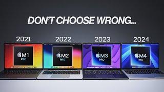 M4 Pro vs M3 Pro vs M2 Pro vs M1 Pro - ULTIMATE Comparison!