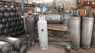 How to Make High Pressure LPG Gas Cylinders Inside The Factory ||Amazing Cylinder Manufacturing.