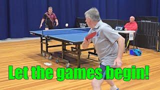 Trip to Tasmania Part 6 for the 2024 Table Tennis Nationals. At Last - Action at the Tables! 