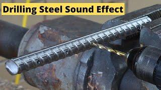 Drilling Steel Sound Effect - Workshop Sounds with Video.