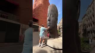 OMG  Giant HUMAN FACE  #shorts #cute #funny