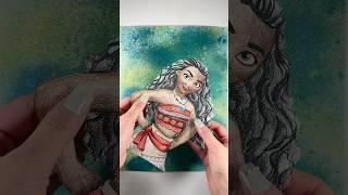 Come Watch Me Draw & Art Journal Moana!  #moana #drawing #artjournal