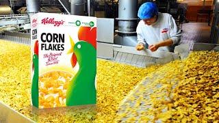  How CORN FLAKES CEREALS are MADE  | How BREAKFAST Cereals Are MANUFACTURED