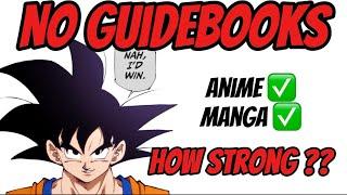 HOW STRONG IS GOKU WITHOUT USING ANY GUIDEBOOKS | IS HE STILL OUTERVERSAL ??