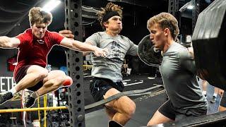 Explosive Power Workout with Top D1 Draft Prospects