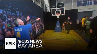 Basketball fans fill NBA Crossover interactive experience at Moscone Center