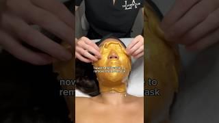 How will I ever get over this gold facial?! #skincare #beauty #glowyskin #korean #facial #spa