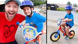 I'm Proud Of My Son For Bike Riding.