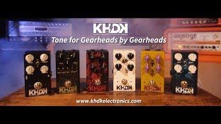 5 KHDK Pedals on 1 Pedalboard Demo