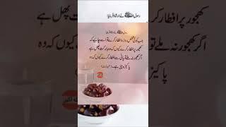 Ramadan ka Roza Kase aftar karey/Hadees pak