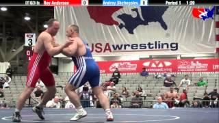 Roy Andersen vs. Andrey Shchegolev at 2013 Veterans Nationals - Greco