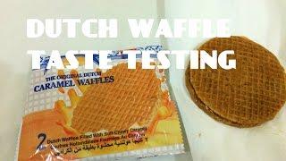 Dutch Caramel Waffle...!!!!SNACKIN WORLD Taste test