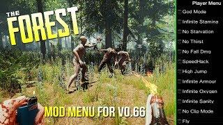 The Forest Mod Menu For v0.66 (Mediafire Link In Description)