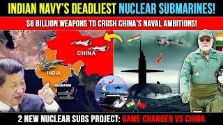 Indian Navy Unveils Nuclear Submarine Project vs China | India vs China | Defence News