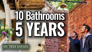 10 Bathrooms in 30 Minutes: Our Restoration Journey | My Tiny Estate