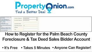 How to Register at the Palm Beach County Foreclosure Auction