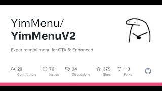 GitHub - YimMenu/YimMenuV2: Experimental menu for GTA 5: Enhanced