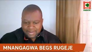 WATCH LIVE: Mnangagwa begs Rugeje to challenge Chiwenga